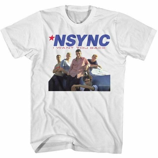 เสื้อยืด พิมพ์ลาย N-Sync Boy Band I Want You Back สําหรับผู้ชายS-5XL