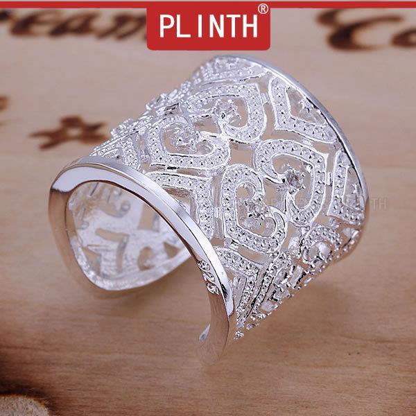 plinth-แหวนเงิน-925-rhinestones-คลาสสิกที่ทันสมัยและประณีต-multi-hearted775