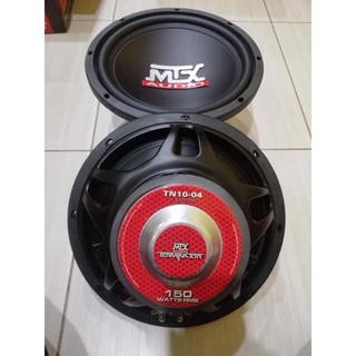 ราคาคู่ละ 2900บาท 10”เบสนุ่มลึก ฟังสบาย ไม่กินกำลังวัตต์ MTX ค่าย USA 10”Subwoofer