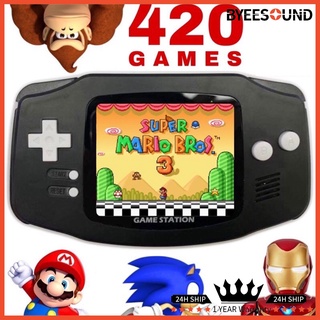 ♀Gameboy เกมคอนโซลวิดีโอเกม GBA 400+Games Emulator Retro ขนาดพกพาของเล่นสําหรับเด็ก