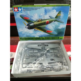 โมเดลเครื่องบินประกอบ Tamiya 1/48 TA61103 Mitsubishi A6M5/5a Zero Fighter (Zake)