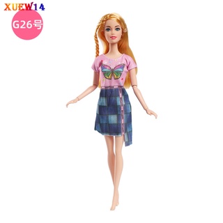สินค้า NG 1 Set Doll  Dress  Up  Clothes Fashion Skirt Suit Girl Toy For 30cm Height Dolls