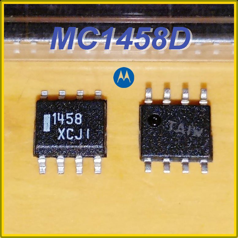 ภาพหน้าปกสินค้าMC1458D MC1458 ( 1458 ) Motorola High-Performance Dual Op-amp NOS จากร้าน p_music บน Shopee