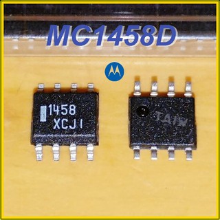 ภาพขนาดย่อของภาพหน้าปกสินค้าMC1458D MC1458 ( 1458 ) Motorola High-Performance Dual Op-amp NOS จากร้าน p_music บน Shopee