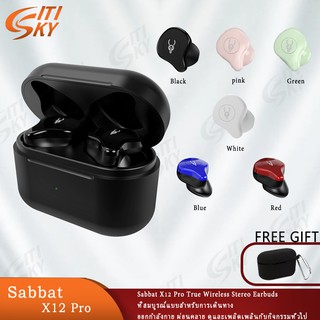 (ส่งเคสกันกระแทก)Sabbat X12 Pro Tws หูฟังไร้สายบลูทู ธ 5.0 หูฟังชุดหูฟังสเตอริโอไฮไฟกีฬาหูฟังไร้สายกันน้ำ