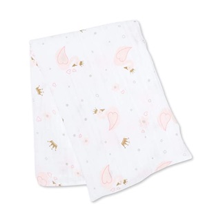 Lulujo ผ้าอ้อมมัสลินคอตตอน Cotton Muslin Swaddle- Swan