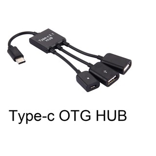 1ชุด3in1 USB 3.1ประเภท-CถึงMicro USB 2.0การชาร์จไฟHost OTG Hubอะแดปเตอร์ชาร์จความเร็วสูงUniversal