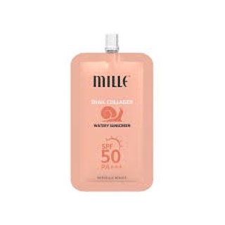 MILLE SNAIL COLLAGEN WATERY SUNSCREEN SPF50 PA +++ มิลเล่ สเนล คอลลาเจน วอเทอรี ซันสกรีน 6 กรัม