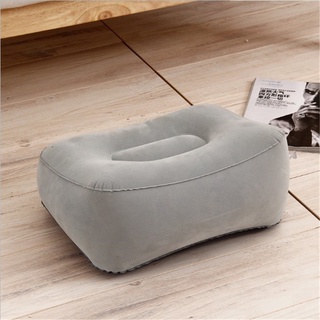 【บลูไดมอนด์】Useful Inflatable Portable Travel Footrest Pillow Plane Train Kids Bed Foot Rest Pad