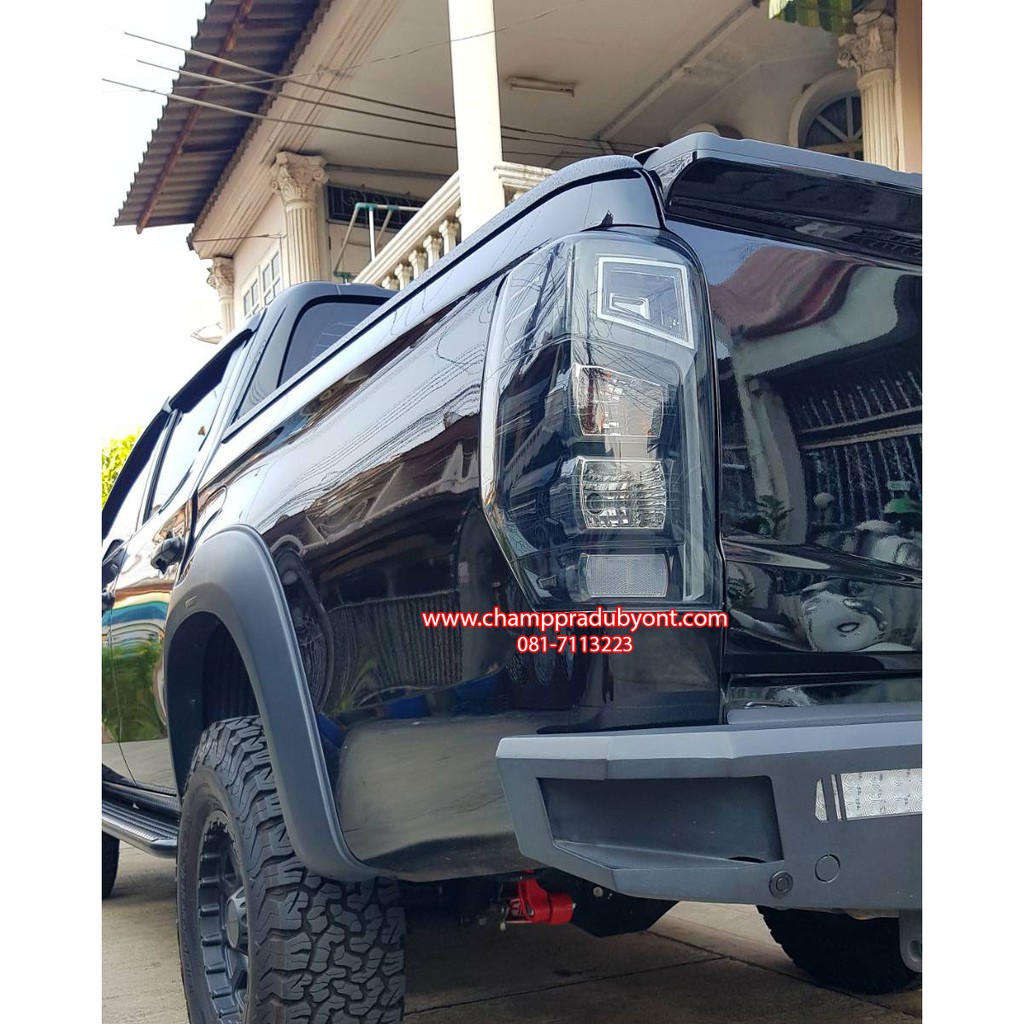 ไฟท้าย-ไฟท้ายแต่ง-led-mitsubishi-triton-ไทรทัน-2019-2020-2021-2022-สโมก-smoke-led