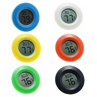 สินค้า Mini Round LCD Digital Thermometer Hygrometer ตู้เย็นตู้แช่เครื่องวัดอุณหภูมิความชื้น