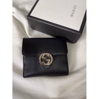 ส่งฟรี ผ่อน 0%❤️New Gucci Interlocking Short Wallet