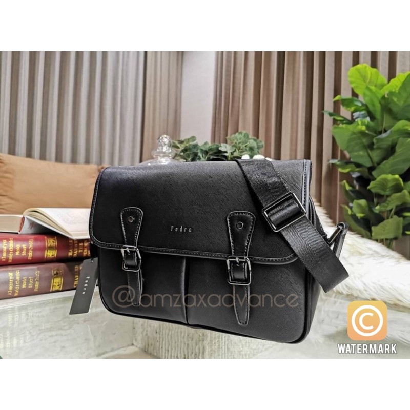 กระเป๋าสะพาย-pedro-saffiano-messenger-bag-รุ่นใหม่ชนช็อปจาก-pedro