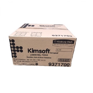 93717  KIMSOFT Jumbo Roll Tissue Compact 1 Ply (หนา 1 ชั้น ยาว 300 เมตร ต่อม้วน)