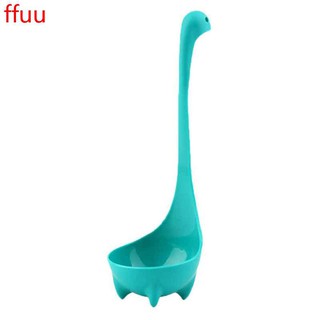 Plastic Cute Feet Stand Soup Spoon Upright Kitchen Ladle Long Handle Home Tool Tablespoon Scoop