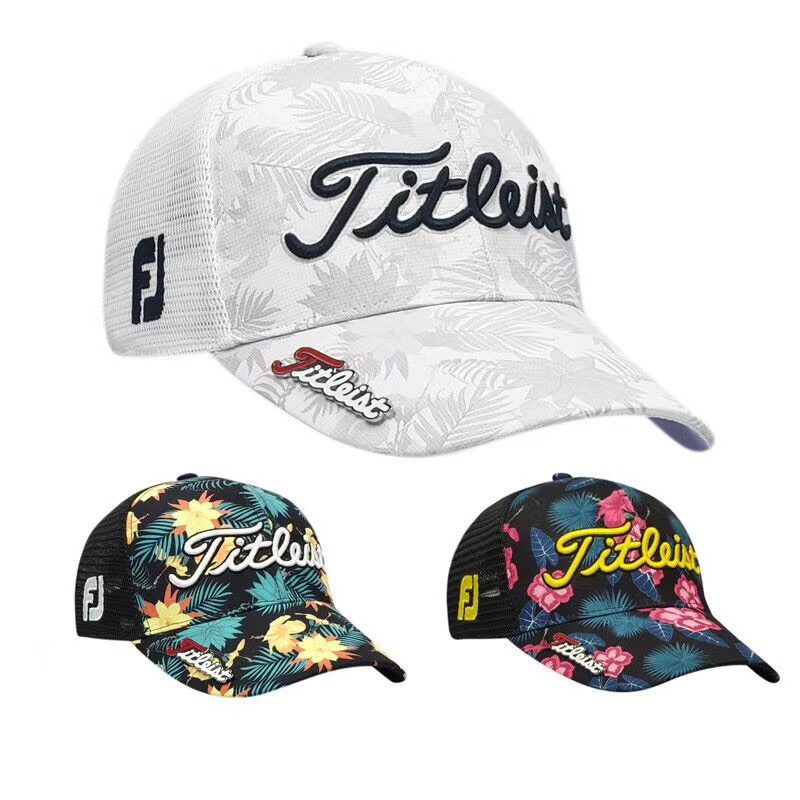ภาพหน้าปกสินค้าGLOF CAP มาร์คหมวกกอล์ฟ หมวกกันแดดด้านบน หมวกลำลองพิมพ์เป็นมิตรกับสิ่งแวดล้อม golf hat iN4E
