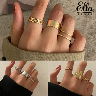 Ella ชุดแหวนอัลลอย 3 ชิ้น สําหรับผู้หญิง