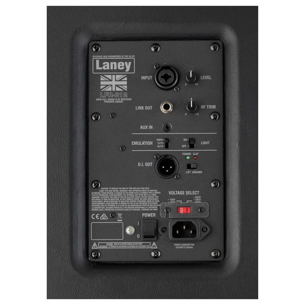 ตู้ลำโพงกีตาร์ไฟฟ้าlaney-lfr-212-powered-speaker-cab