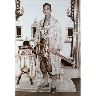 โปสเตอร์ รูปถ่าย ในหลวงรัชกาลที่ 9 King Bhumibol Rama IX Thailand POSTER 23”x34” Royal Duties Vintage Photo Siam V9