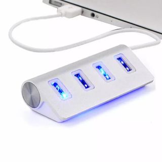 ฮับ USB 3.0 ความเร็วสูง 4 พอร์ต HUB Splitter Expansion Desktop PC แล็ปท็อปอะแดปเตอร์