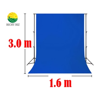 ภาพหน้าปกสินค้ากรีนสกรีน บลูสกรีน ไลฟ์สด (Green screen / Bluescreen) ผ้าเขียวพื้นหลัง Chroma Key  1.6 X 3.0 เมตร (สินค้าไม่รวมโครงฉาก) ที่เกี่ยวข้อง