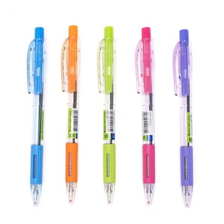 QuanTum ควอนตั้ม ปากกาลูกลื่น 0.7 มม. หมึกสีน้ำเงิน คละสี รุ่น 007 HITZ