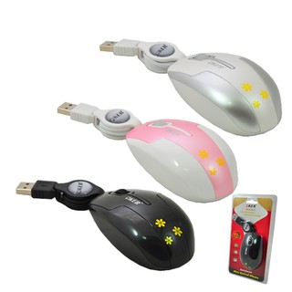 OKER USB Optical Mouse MS-38 เมาส์เก็บสาย