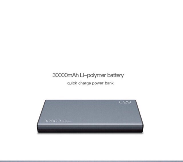 ภาพสินค้าEloop E29 แบตสำรอง 30000mAh QC3.0 PD 18W ชาร์จเร็ว Power Bank Fast Quick Charge 100% จากร้าน 999shopworld บน Shopee ภาพที่ 1