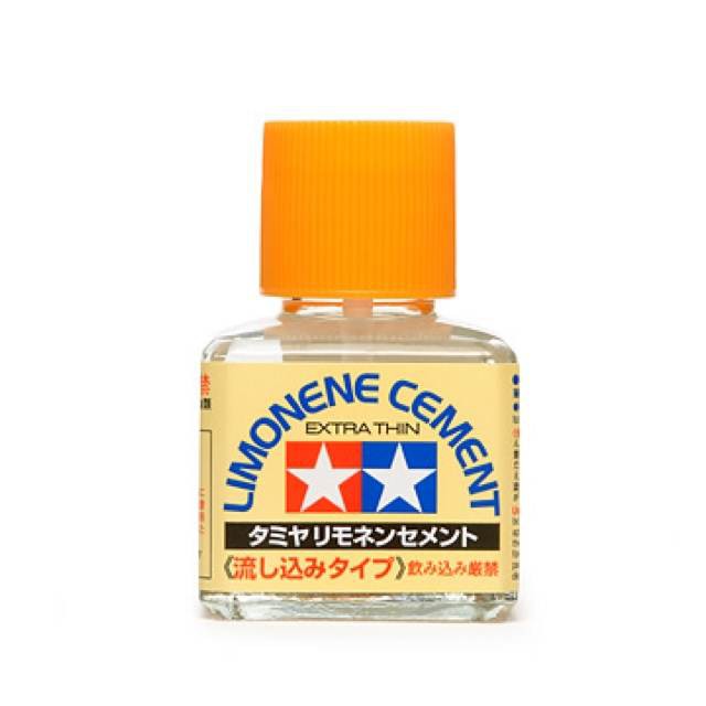 พร้อมส่ง-กาวทามิย่า-tamiya-87134-limonene-extra-thin-กาวฝาส้ม-กลิ่นเลม่อน-ชนิดบางพิเศษ-40-ml-กาว-กาวติดโมเดล-กาวโมเดล