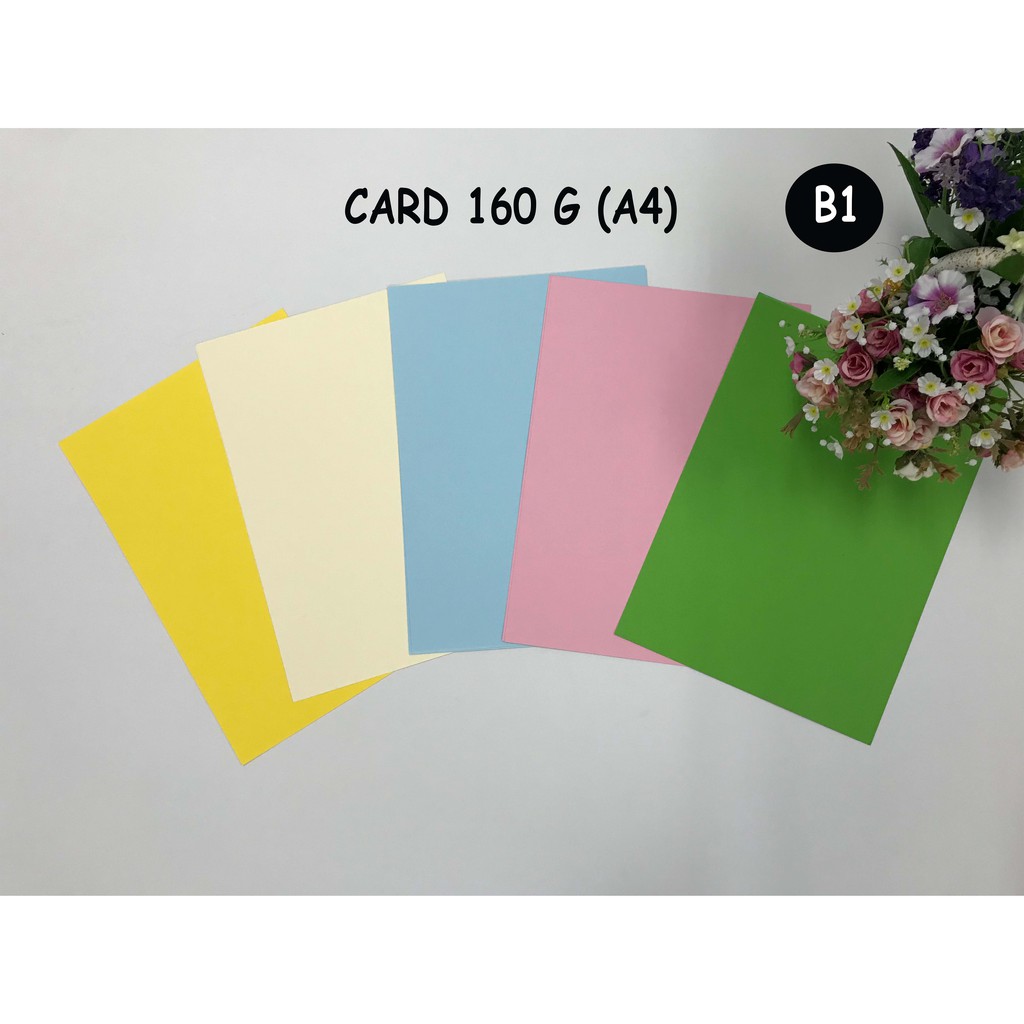 กระดาษการ์ดสี-120-แกรม-160-แกรม-คละ-5-สี-30-แผ่น
