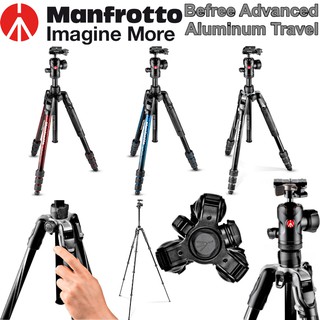 ขาตั้งกล้อง Manfrotto Befree Advanced Aluminum Travel Tripod twist, ball head (M-lock) (ส่ง EMS ฟรี)ประกันศูนย์ 10 ปี