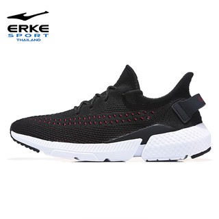 ERKE Upper Boost สี Black White รองเท้าผ้าใบสำหรับ ผู้ชาย
