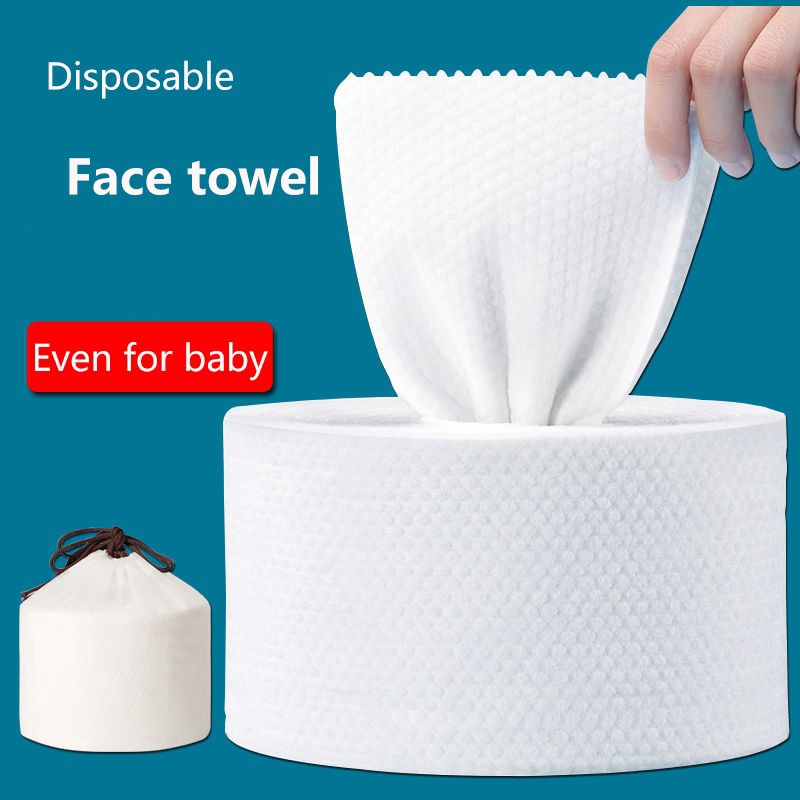 Cosmetic Washcloth Cotton Disposable Cleaning Face Towel Shopee Thailand