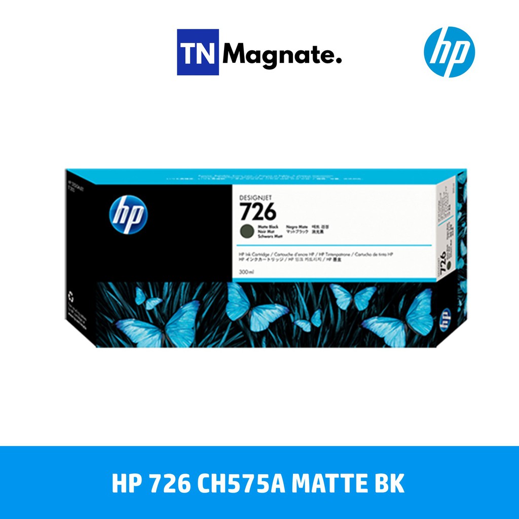[ตลับหมึกพิมพ์] HP 726 CH575A Matte Black | Shopee Thailand