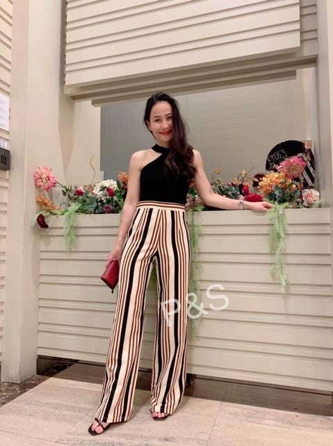ขากระบอกลายริ้ว-ลายใหม่-ลายสวย-ไม่ซ้ำใคร-ผ้าไม่ย้วย