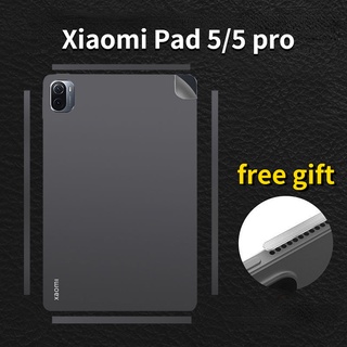 Xiaomi Pad 5 Pro 5 สติกเกอร์ใส ผิวด้าน สีเทา สีเงิน สีดํา 11 นิ้ว ป้องกันเต็มรูปแบบ บางเฉียบ สําหรับแท็บเล็ต ป้องกันผิว กันน้ํา ฟิล์มด้านหลัง เต็มขอบ 3M วัสดุป้องกัน F
