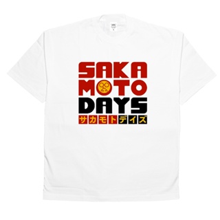เสื้อยืด พิมพ์ลายโลโก้ Sakamoto Days