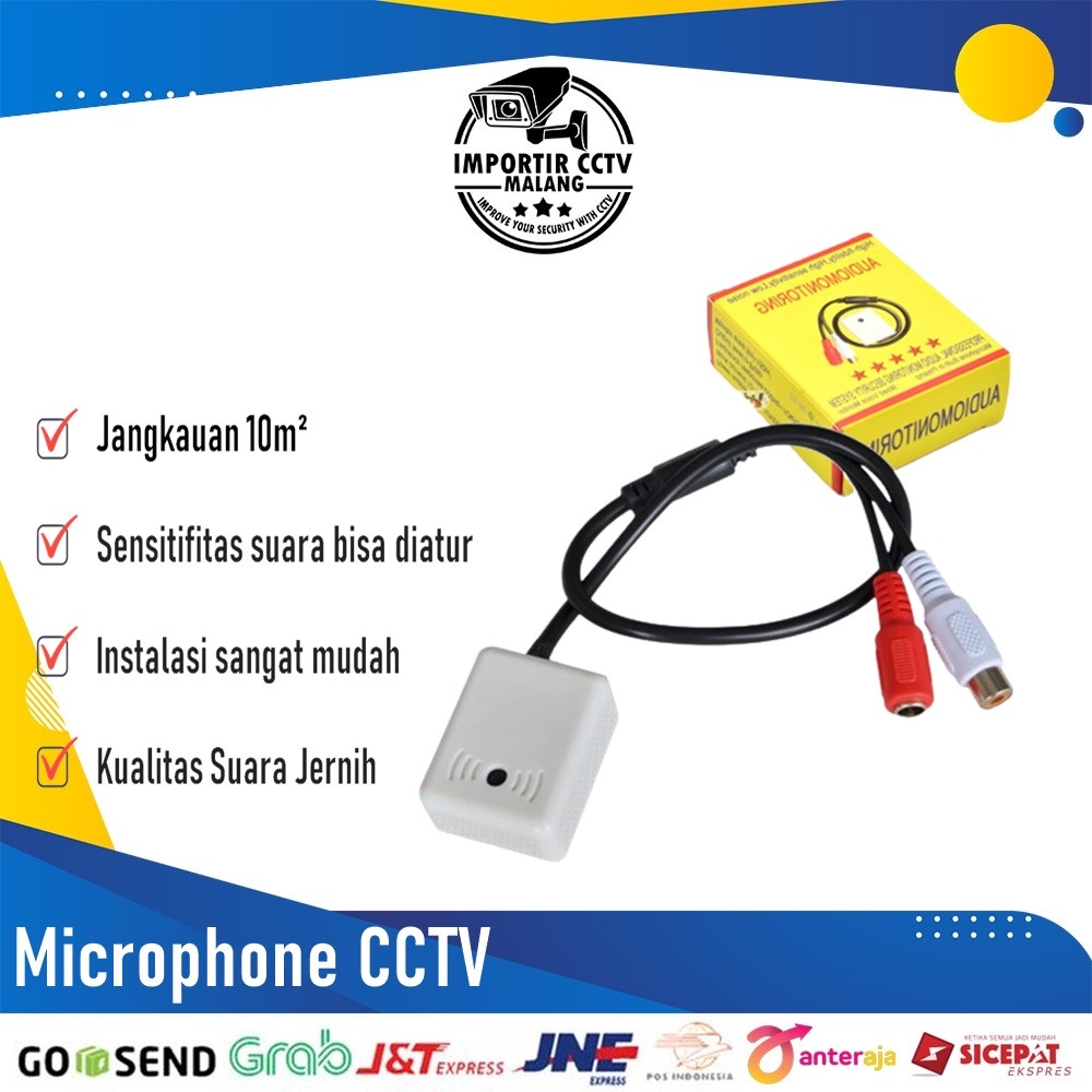 Audio MONITORING CCTV หรือ MIC CCTV Tap Sound - ICM | Shopee Thailand