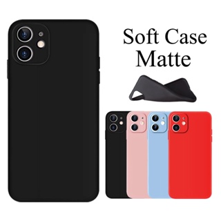 Solid color Matte Soft Case iPhone 14 13 12 11 pro max X XS XR XSmax 7 8 6 6s + Plus SE 2020