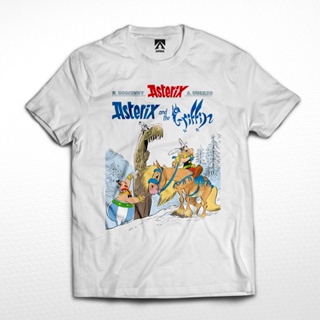 เสื้อยืด พิมพ์ลายการ์ตูน asterix OBELIX asterix and the griffin สําหรับผู้ชาย และผู้หญิง