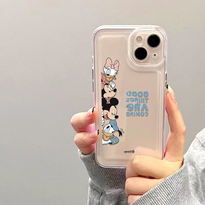 เคสโทรศัพท์ซิลิโคน-tpu-ใส-แบบนิ่ม-ลายการ์ตูนโดนัลด์ดั๊ก-สําหรับ-ipphone-14-13-12-pro-max-11-xs-xr-x-8-7-6s-plus