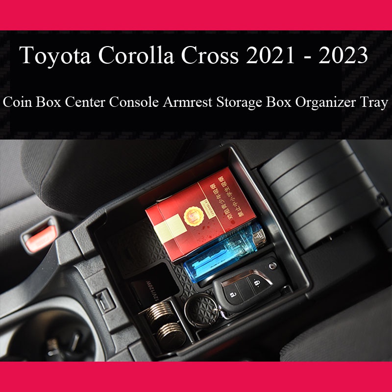 กล่องเก็บเหรียญ-คอนโซลกลาง-ที่พักแขน-สําหรับรถยนต์-toyota-corolla-cross-x