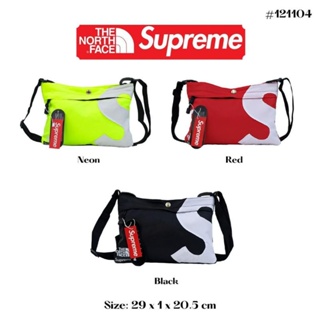 Supreme PREMIUM SLING POUCH กระเป๋าสลิง นําเข้า TNF 21104