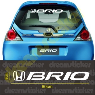 สติกเกอร์ติดกระจกมองหลังรถยนต์ สําหรับ Honda Brio