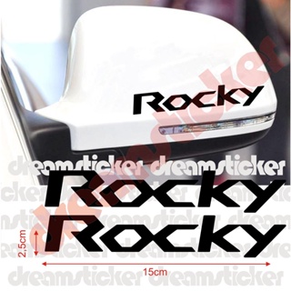 สติกเกอร์ ลาย Daihatsu Rocky สําหรับติดตกแต่งกระจกมองหลังรถยนต์