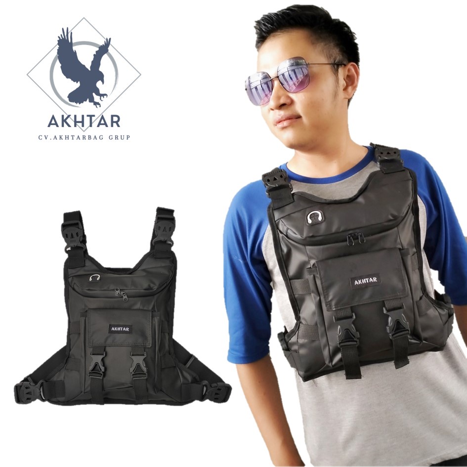 akhtar-chest-bag-tactical-chest-bag-ผู้ชาย-ผู้หญิง-rig-bag-เทรนดี้กลางแจ้ง