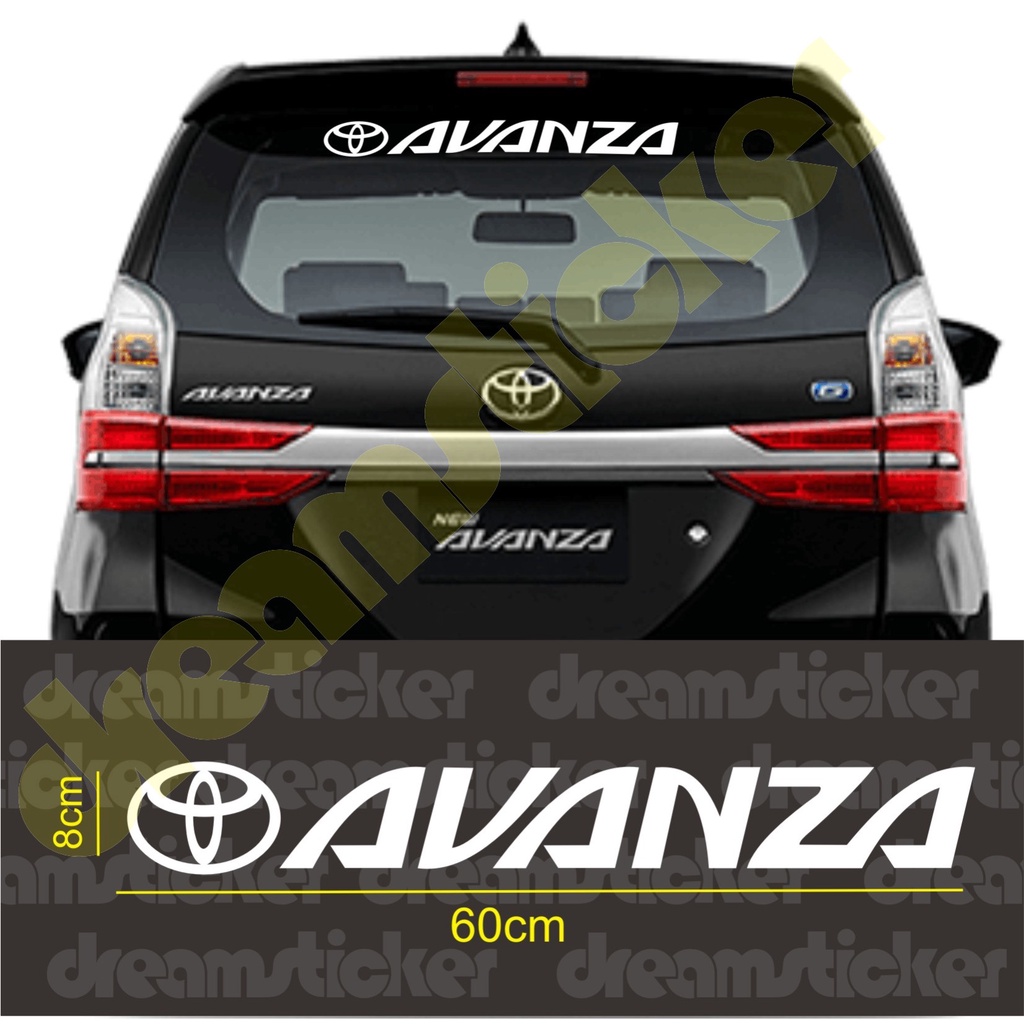 สติกเกอร์ติดกระจกมองหลังรถยนต์-สําหรับ-toyota-avanza