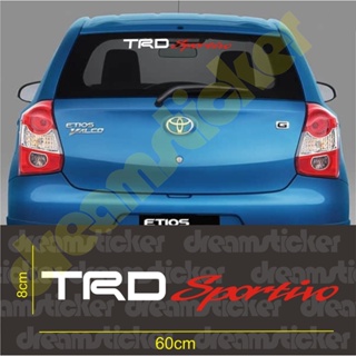 Trd Sportivo สติกเกอร์ติดกระจกมองหลังรถยนต์