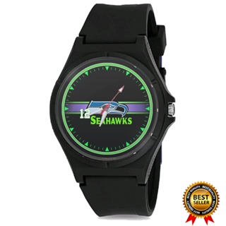 Seattle SEAHAWKS LOGO นาฬิกาข้อมือ สําหรับผู้ชาย ผู้หญิง UNISEX 02