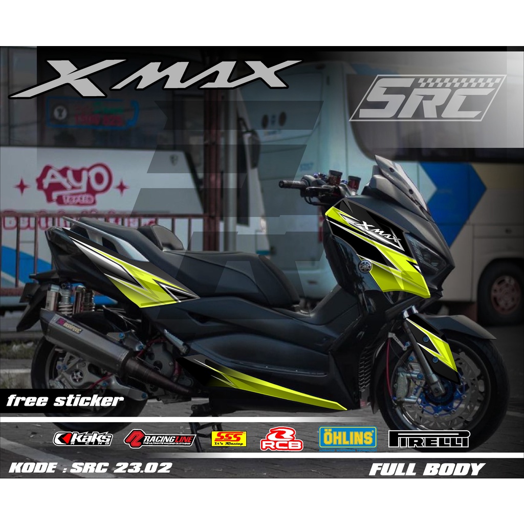 Decal สติกเกอร์ Full Body XMAX สติกเกอร์กราฟิก Decal XMAX Racing สติกเก ...